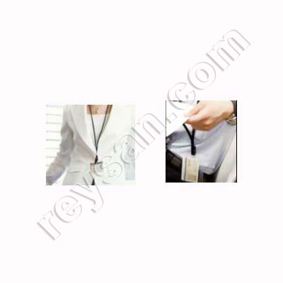 Porte cartes de visite et lanyard