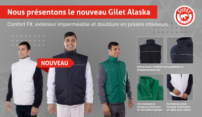 Nous présentons le Gilet Alaska: Idéal pour les Environnements Industriels