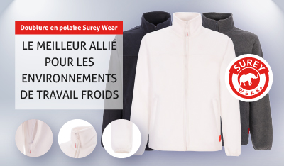 Veste polaire Surey Wear : La meilleure veste pour les travaux en froid