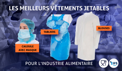 Meilleur vêtement jetable pour lindustrie alimentaire?