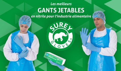 Quel est le meilleur gant jetable pour lindustrie alimentaire ? Nitrile, vinyle ou latex