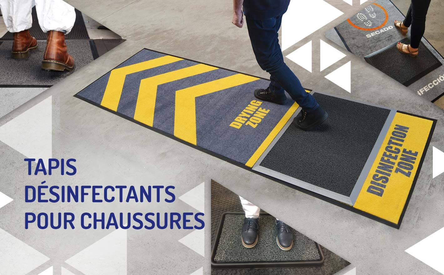 Tapis désinfectants pour chaussures