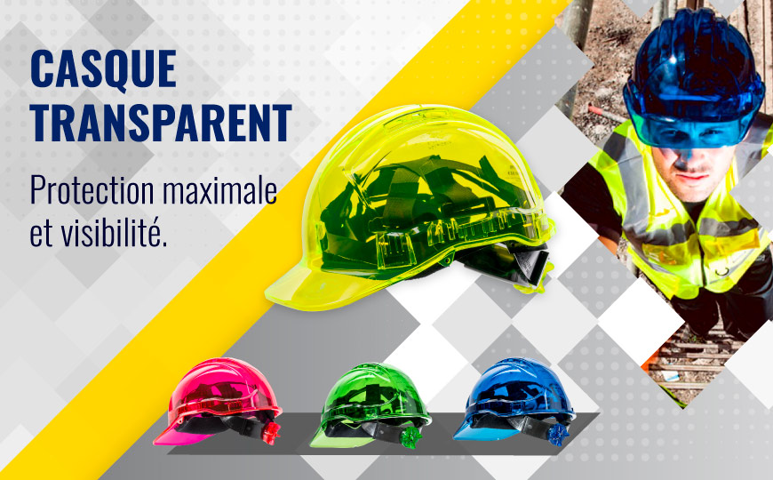 Casque transparent