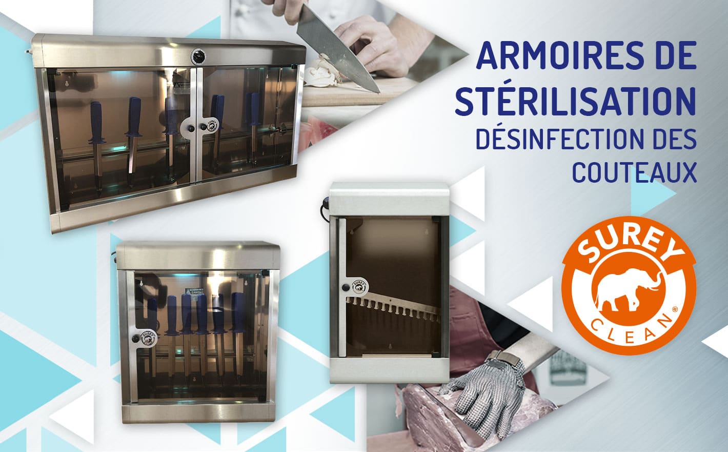 Désinfection des couteaux