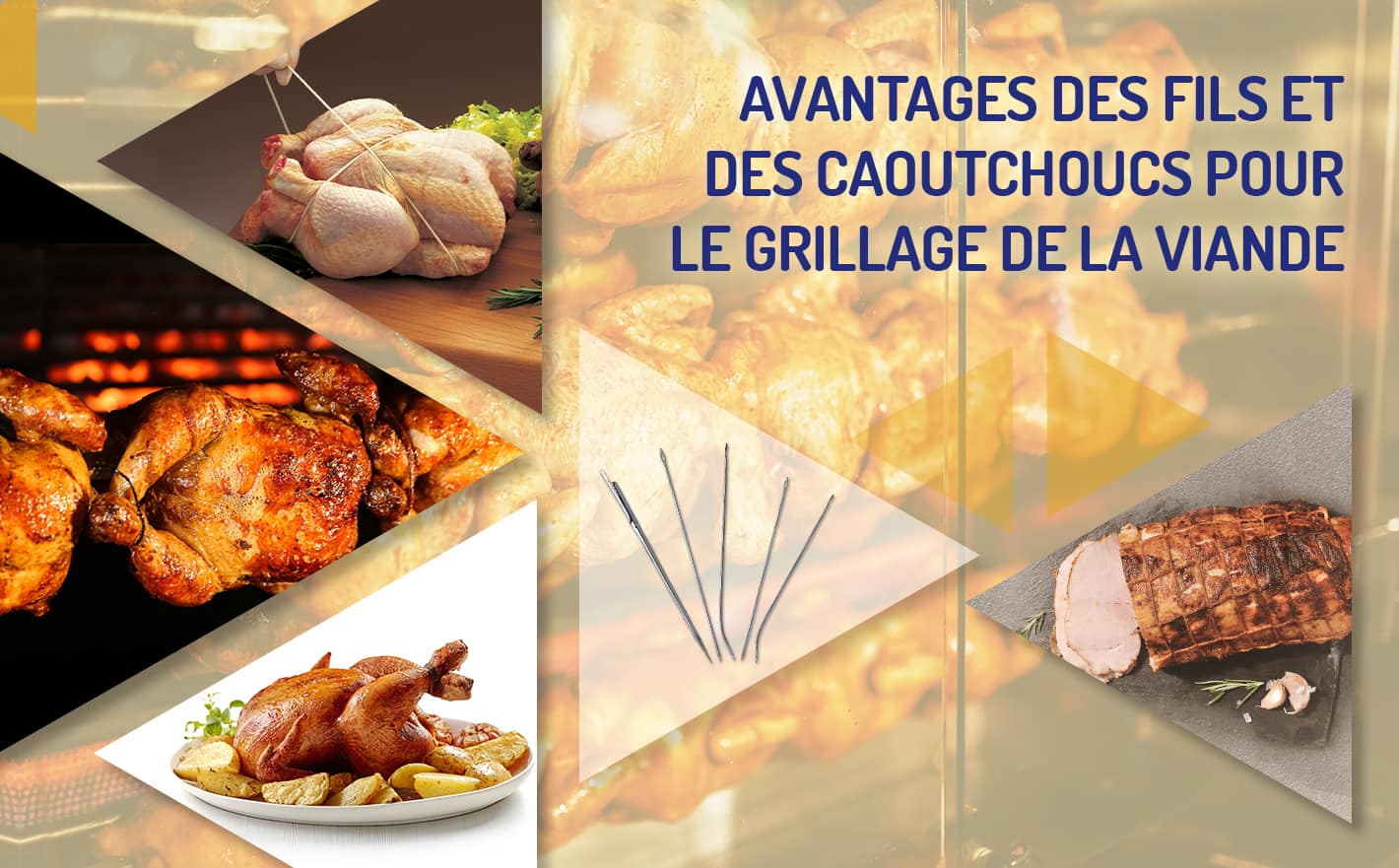 Avantages des caoutchoucs pour le rôtissage de la viande