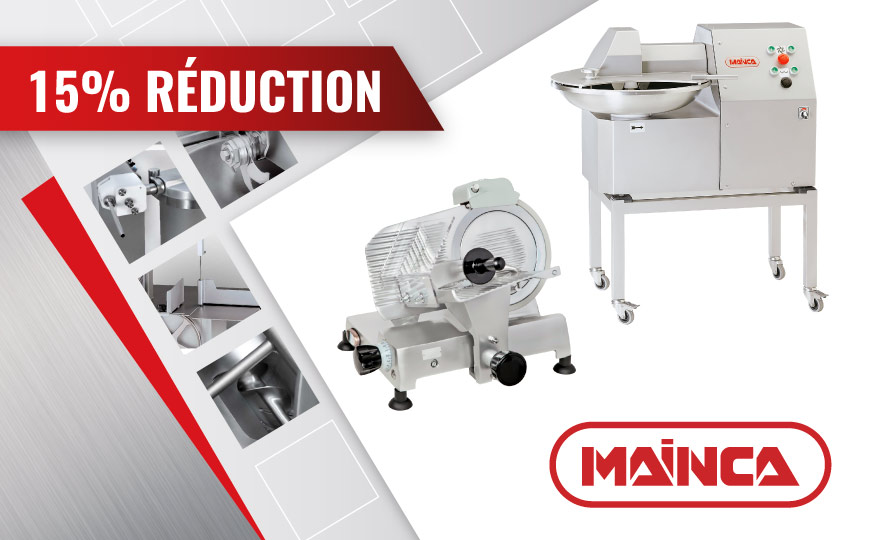 15% de réduction sur les produits Mainca