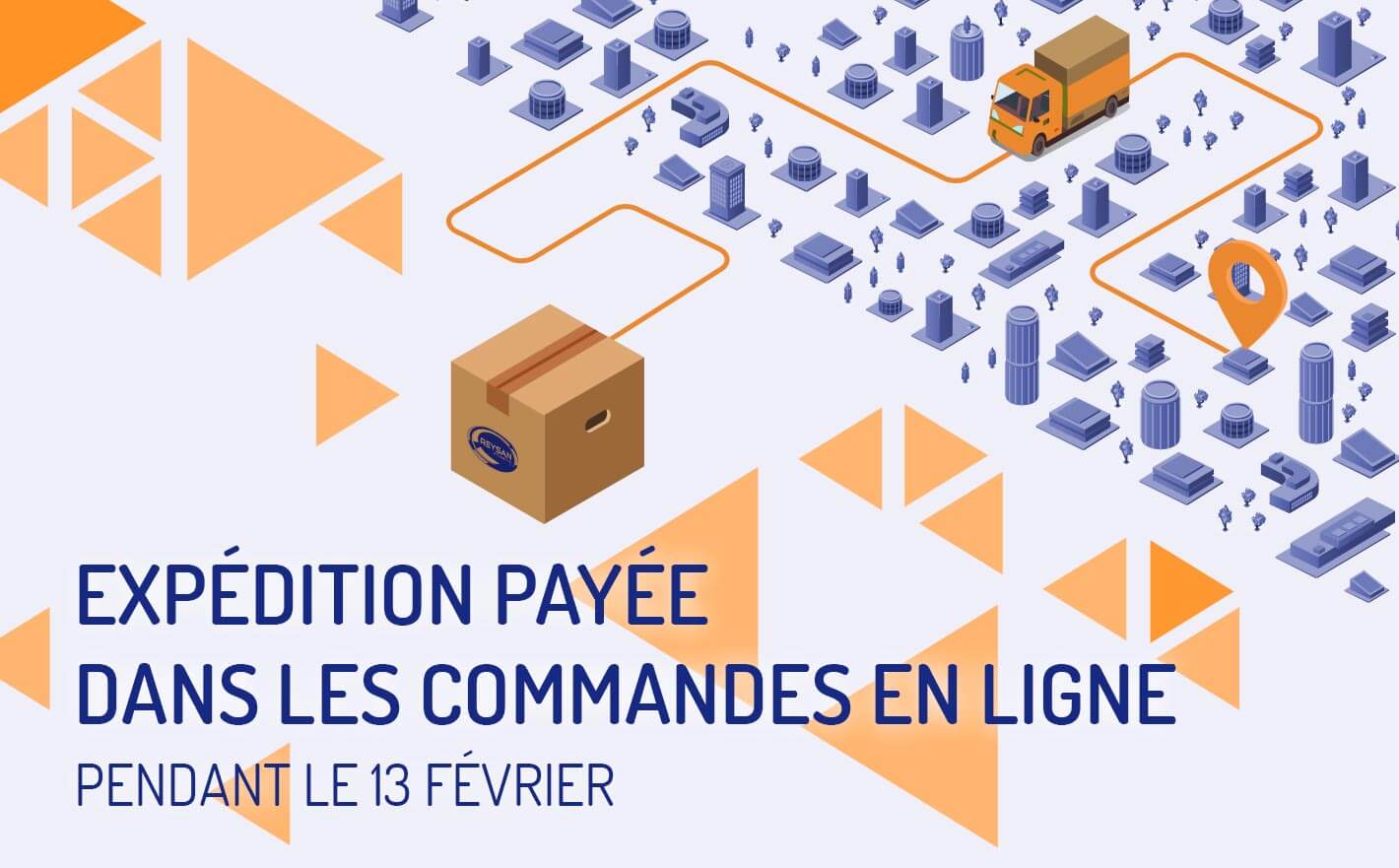 Expédition payée dans les commandes en ligne