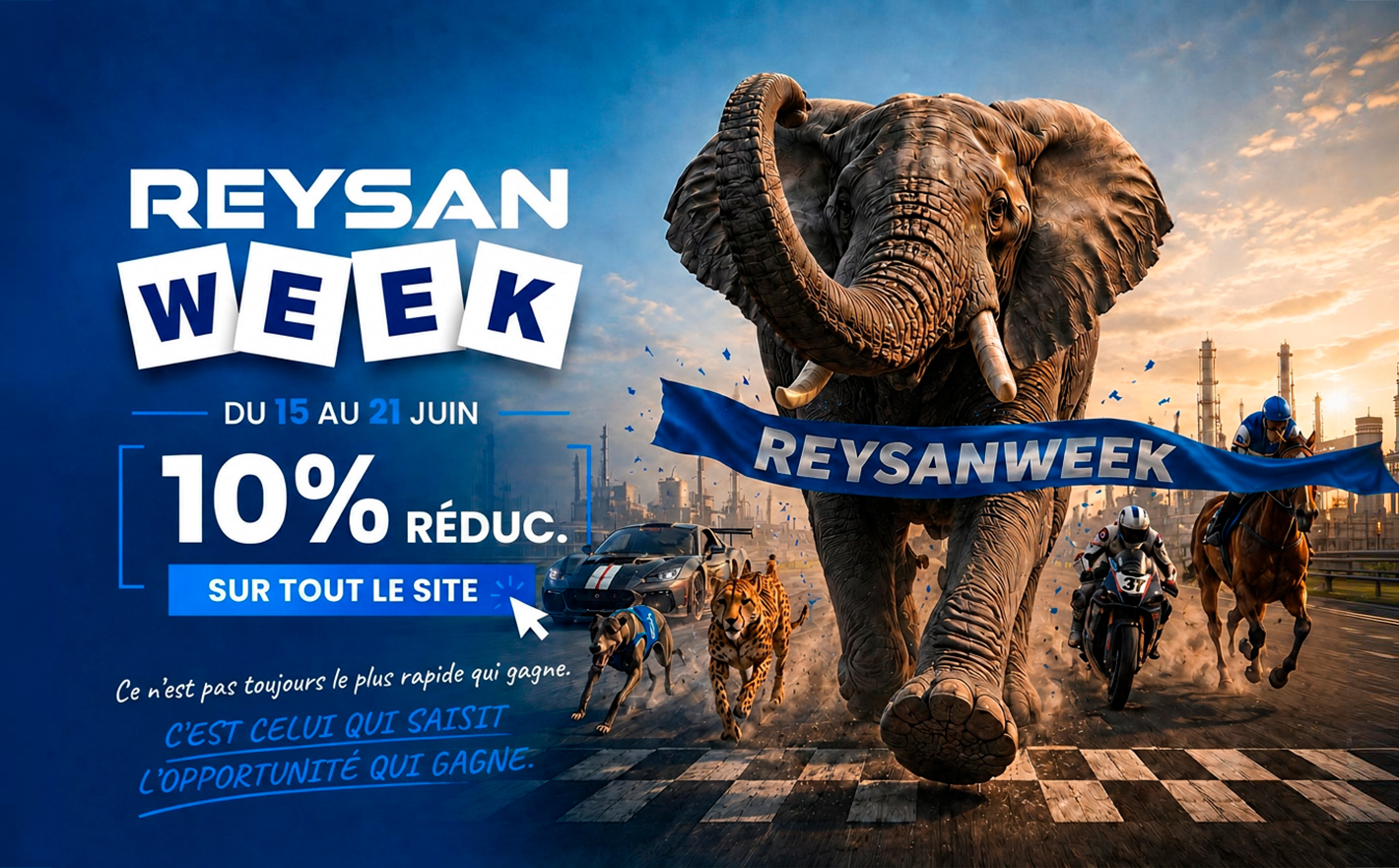 La ReysanWeek d'Été arrive : 10 % de réduction sur tout le site