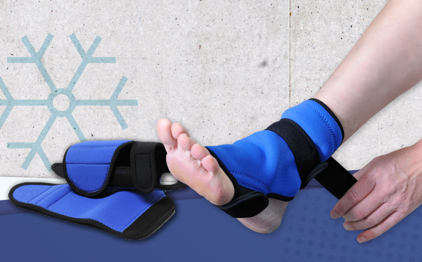 Chevillère et serre-poignet gel froid