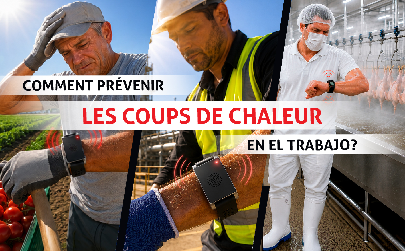 Comment Prévenir les Coups de Chaleur au Travail ? Mesures Préventives et Nouveaux Bracelets de Surveillance Thermique