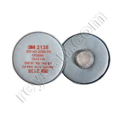 3M FILTRE 2138 P3 VAPEUR ORGAN