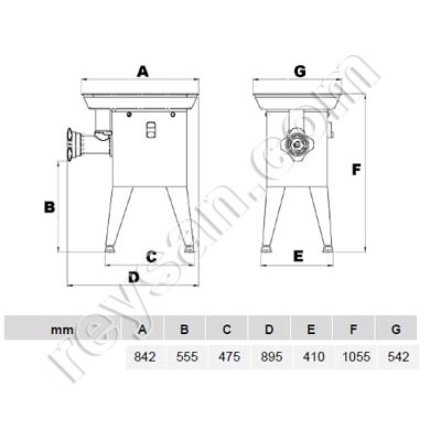 HACHOIR A VIANDE PC98L