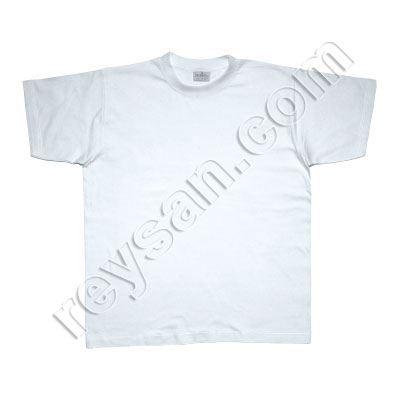 T-shirt blanc à manches courtes pour travailler en été