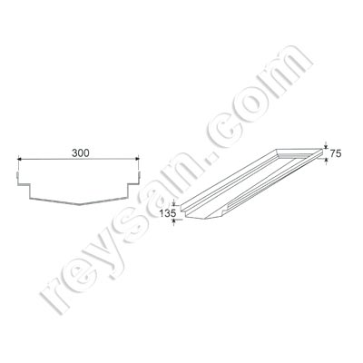 CANAL LARGEUR 150MM 134 MTS