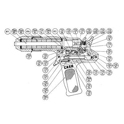 CASH S RONDELL LIM.RF811 ROUGE