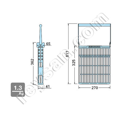 PORTCOUTEAU INOX R24909 AC1A1G