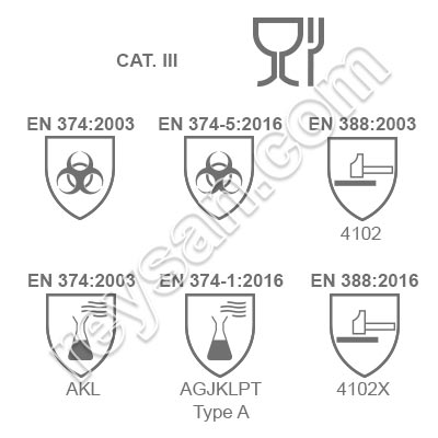 GANT ANSELL ALPHATEC SOLVEX 37185