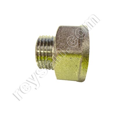 RACCORD M 1/2 - H 3/4 CHROME