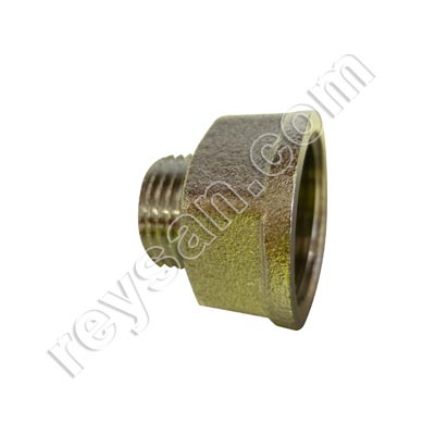 RACCORD M 1/2 - H 3/4 CHROME