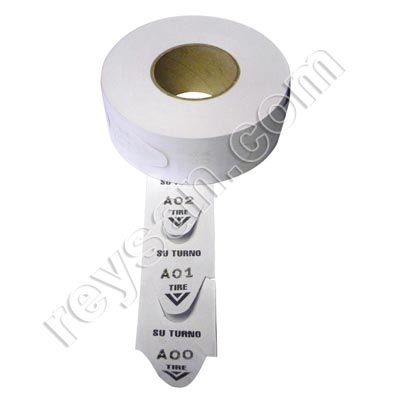 ROULEAUX TICKET FIL DATTENTE