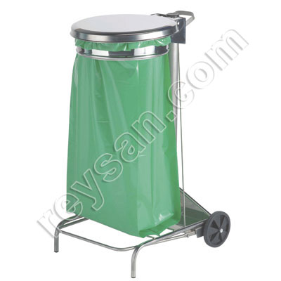 SUPPORT SAC POUBELLE INOX