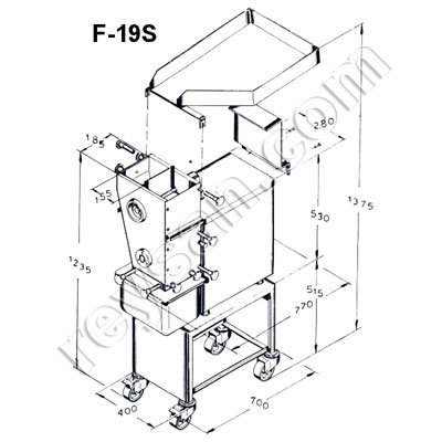 PORTIONNEUSE A/LAME 4MM F-S19
