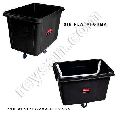 POUBELLE RECTANGULAIRE NOIRE