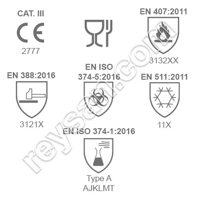 SHOWA 6781 R GANT ISOLÉ EN NÉOPRÈNE