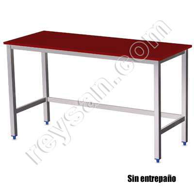 TABLE POLYETHYLENE ROUGE