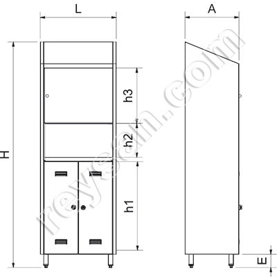 CABINET POUR ORDINATEUR