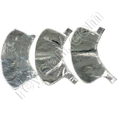 PROTÈGE-NUQUE POUR CASQUE ALUMINISÉ