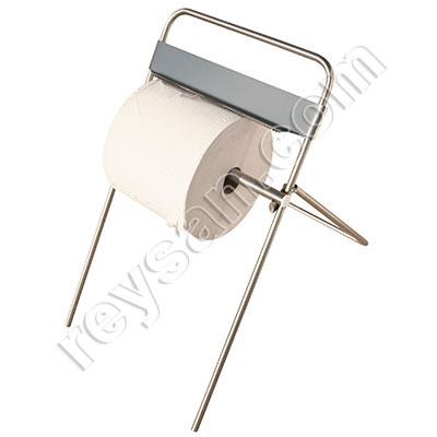 DISTRIBUTEUR INOX SUR PIED À TIRAGE LATÉRAL