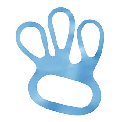 SUPPORT DE GANT EN MAILLE GLOVEFITTER DÉTECTABLE