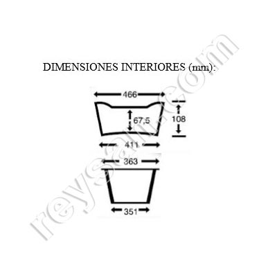 CUVETTE ECOPÊCHE BLANCHE 8 LITRE