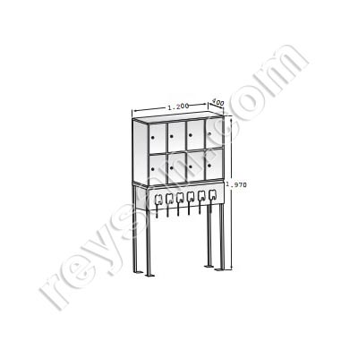 CONSIGNE ATTACHE SUPERMARCHÉS