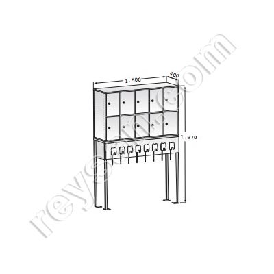 CONSIGNE ATTACHE SUPERMARCHÉS