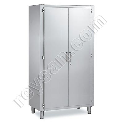 ARMOIRE POLYVALENTE EN ACIER INOXYDABLE AVEC PORTE BATTANTE