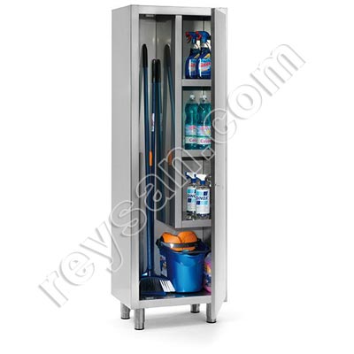 ARMOIRE POLYVALENTE EN ACIER INOXYDABLE AVEC PORTE BATTANTE