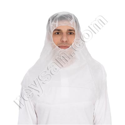 CAGOULE EN POLYPROPYLÈNE AVEC ÉPAULETTES