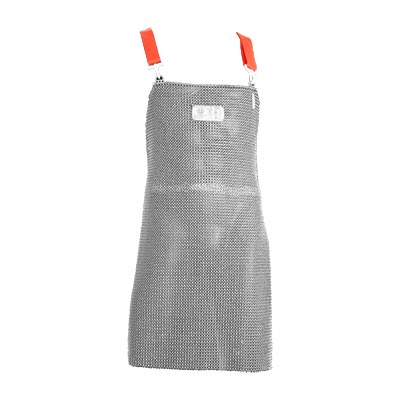 TABLIER ANNEAUX EN MAILLE STAHLNETZ