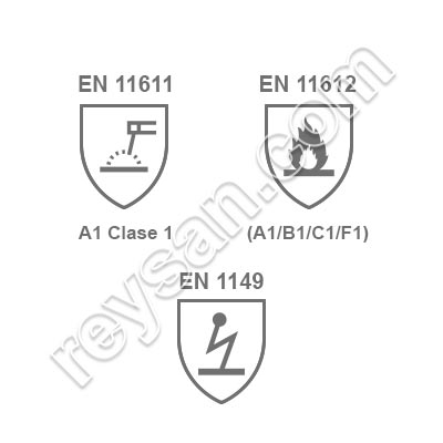 VESTE IGNIFUGE EN COTON ANTISTATIQUE