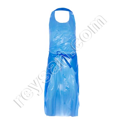 BLOC DE TABLIERS LDPE PREMIUM BLEU 120X75CM