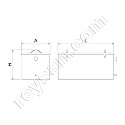 SÉPARATEUR BIOLOGIQUE DE GRAISSES EN ACIER INOXYDABLE