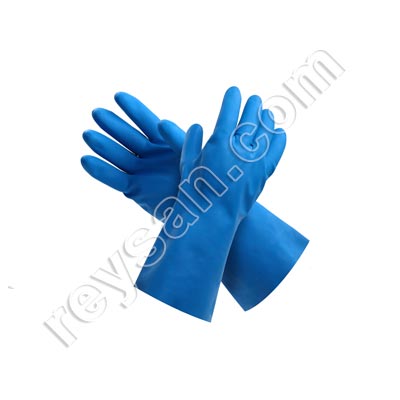 GANT NITRILE BLEU PRISE MÉTAL DÉTECTABLE PAR RAYONS X