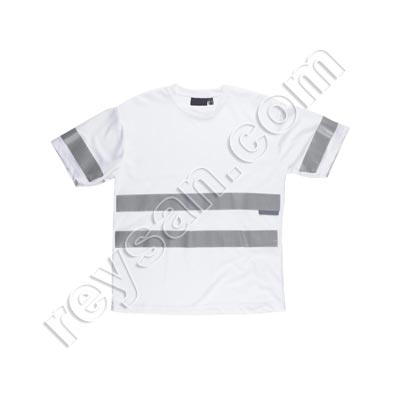 T-SHIRT TECH AVEC MANCHES COURTES RÉFLÉCHISSANTES