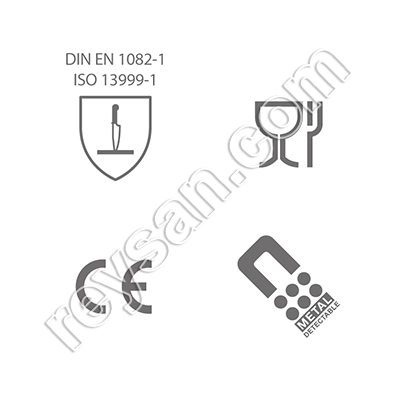 NIROFLEX 2000 GANT EN MAILLE DÉTECTABLE DE MÉTAUX