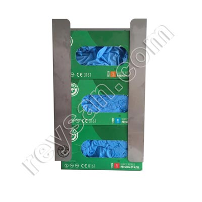 DISTRIBUTEUR DE GANTS EN ACIER INOXYDABLE