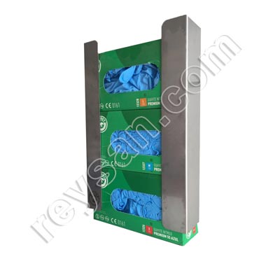 DISTRIBUTEUR DE GANTS EN ACIER INOXYDABLE