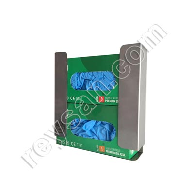 DISTRIBUTEUR DE GANTS EN ACIER INOXYDABLE