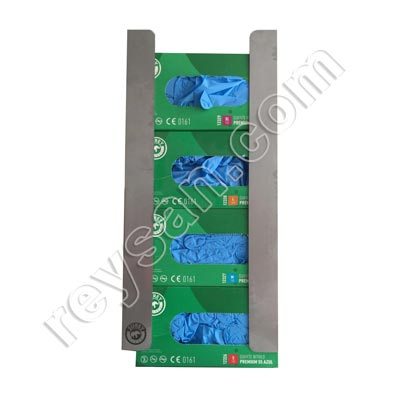 DISTRIBUTEUR DE GANTS EN ACIER INOXYDABLE